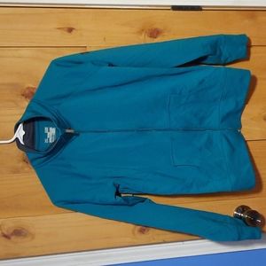 Under Armour womens Semi-Fitted Cute Teal Green Windbreaker Jacket